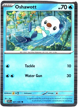 Oshawott (Tinsel Holo)